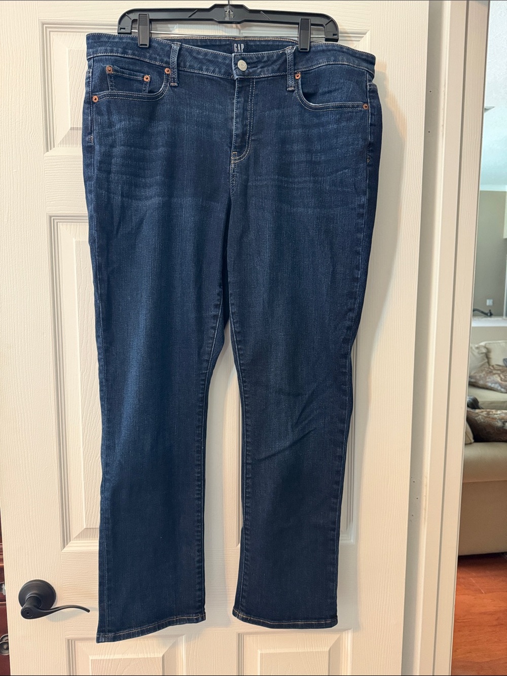GAP Women's Indigo Straight-Leg Jeans